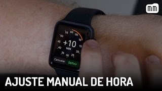 Para os atrasadinhos de plantão fazendo um ajuste manual de hora no Apple Watch [upl. by Cosma62]