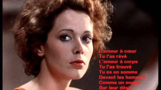 Pierre Bachelet  Emmanuelle with lyrics [upl. by Annaliese]