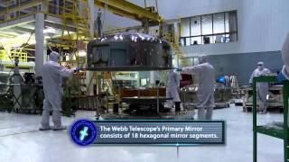 Video Snap Shot James Webb Space Telescope Second to Last Mirror Delivery [upl. by Sirapal]