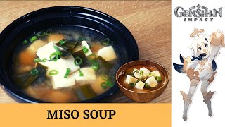 Genshin Impact Recipe 42  Miso Soup [upl. by Mudenihc]