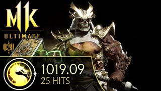 MK11  Shao Kahn 🏆 101909 Swag Combo 2K 60ᶠᵖˢ [upl. by Amaryllis]