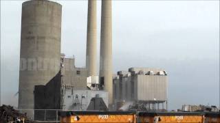 Hanford DOE Site Phase II  284 E Area Structures  Controlled Demolition Inc [upl. by Iclehc]