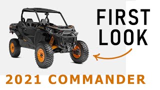 2021 CANAM COMMANDER  FIRST LOOK  Brand New CanAm SidebySide [upl. by Grady]