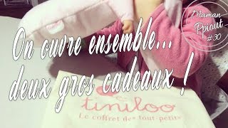 Maman 30  Unboxing mère amp fille box Tiniloo future maman et bébé [upl. by Yttocs]