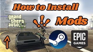 How to Install Mods for GTAV PC Epicgames Store amp Steam Scripts [upl. by Votaw181]