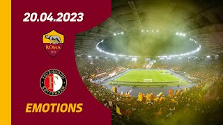 Roma 🆚 Feyenoord 41  4k [upl. by Aytnahs]