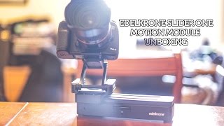 Edelkrone Slider One Motion Module Unbox and Review [upl. by Cimbura14]