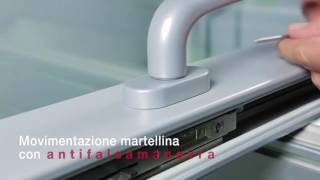 Montaggio Slide 80 160 plus sistema per serramenti ALsistem [upl. by Mailliwnhoj29]