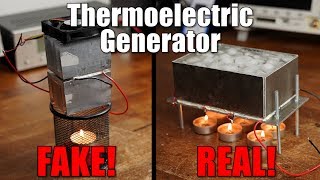 Exposing a FAKE Thermoelectric Generator and building a REAL one [upl. by Ced]