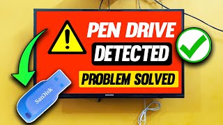 Why Your Pendrive Not ShowingDetecting in TV Solved 100 [upl. by Reiser]