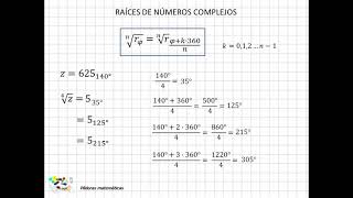 13 Raíces de números complejos [upl. by Aneram]