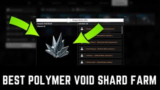 FASTEST POLYMER VOID SHARD FARMS  THE FIRST DESCENDANT [upl. by Einohpets]