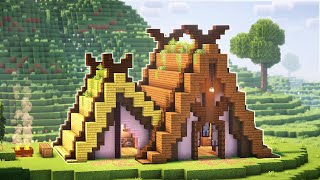 Minecraft How to Build a Survival Cabin [upl. by Sculley342]