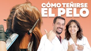 🟣 Cómo TEÑIRSE el PELO de manera saludable Explicado por doctores [upl. by Takara]