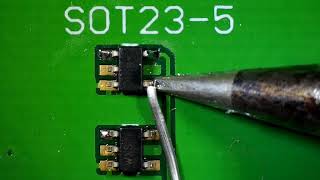 Soldar SMD SOT233 SOT235 SC705 [upl. by Blanch132]