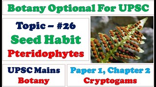 Seed Habit Pteridophytes Evolution Heterospory amp Origin of Seed Habit Selaginella Heterospory [upl. by Zakaria]