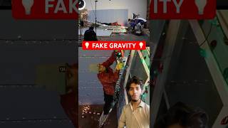 Fake Gravity Exposed 🤣😱shorts [upl. by Ahsitneuq]