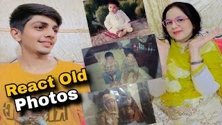 Reacting To My Old photos 🤣  Spell Bee challenge bhi kiya 🤣  Mehar Family [upl. by Japha]