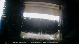 Christ Aquatus Prime car wash at Tesco £750 Premium Programme inside dashcam view [upl. by Yelsnik]