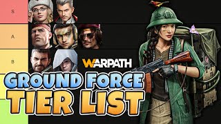 Warpath  Ground Force Officer Tier List  February 2024 [upl. by Anastasius204]