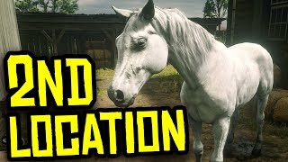 PATCHED No Longer Works White Arabian Horse 2nd Spawn Location  Red Dead Redemption 2 [upl. by Leifeste619]