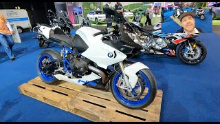 BMW HP2 SPORT CUSTOM SHOW CARBON PARTS RACING TOURING POWER BIKE WALKAROUND [upl. by Tab509]