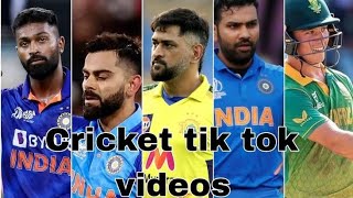 CRICKET TIK TOK VIDEO IPL FUNNY VIDEO ROHIT SHARMA MS DHONI VIRAT KOHLI IPL SPECIAL [upl. by Ennovahc]