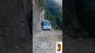 World dangerous road in Nepal nepal 😱🚍 bus road dangerous automobiles shorts [upl. by Proffitt]