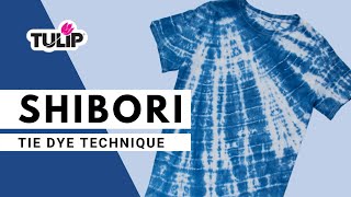 How To Shibori Tie Dye Technique with Tulip [upl. by Conlee649]