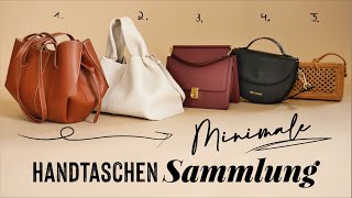 Meine minimale HandtaschenSammlung amp Was ich in meiner Handtasche aufbewahre [upl. by Eednyl]