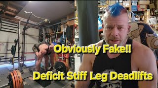 Stiff leg Deficit Deadlifts  my most effective accessory Prophet Pulls deficit Pulls [upl. by Faxan]