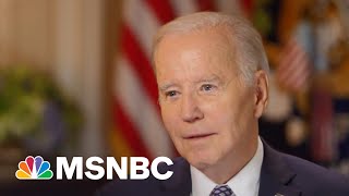 Exclusive Oneonone with President Biden on 2024 reelection bid debt limit and more [upl. by Neeven]