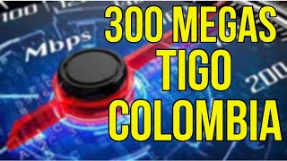 300 MEGAS TIGO COLOMBIA  TEST DE VELOCIDAD [upl. by Donnelly]