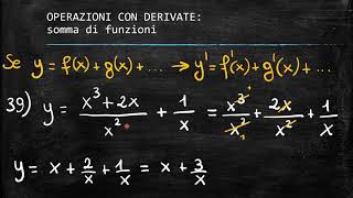 Esercizi sulle derivate 7 derivata di somma di funzioni [upl. by Elspeth]