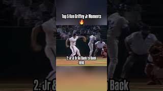 Top 5 Ken Griffey Jr Moments 🔥 seattlemariners kengriffeyjr mlbplayoffs mlbshorts [upl. by Asp656]