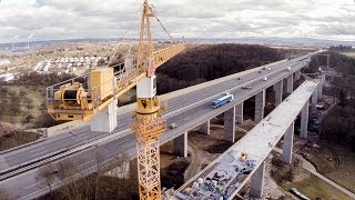 Taktvorschub Sulzbachtalbrücke [upl. by Flint]