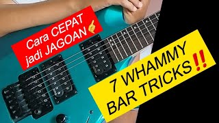 WHAMMY BAR TRICKS‼️Belajar main handel cortx300 gitarpemula belajargitar [upl. by Analat]