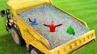 I Filled My Dump Truck With Orbeez [upl. by Hymie13]