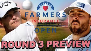 Farmers Insurance Open Round 3 Preview  Live Chat  Draftkings Showdown Underdog  Prize Picks [upl. by Ethel920]