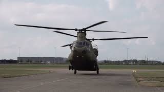 Aviodrome FlyIn Rescue Heroes RNLAF Boeing CH 47F Chinook Departure [upl. by Mount69]