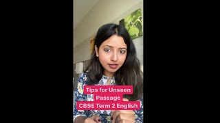 Unseen Passages Tips and Tricks  CBSE Class 10 English  Term 2  Shubham Pathak [upl. by Bride734]