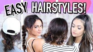 7 EASY amp QUICK HAIRSTYLES FOR SCHOOL [upl. by Raffarty]