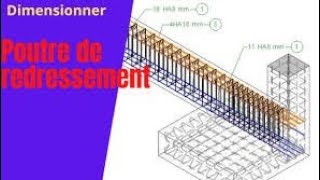 TUTORSA SEMELLE EXCENTREE ET LONGRINE DE REDRESSEMENT BÂTIMENT R4 PARTIE14 [upl. by Airtemad]