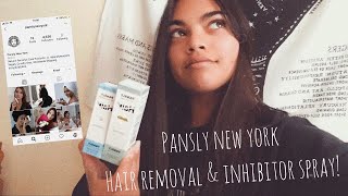 TESTING OUT PANSLY NEW YORK HAIR REMOVAL SPRAY REVIEW DOES IT WORK BIKINI LINE [upl. by O'Mahony858]