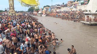 haridwar live । haridwar । kawad Yatra 2024 । हरिद्वार bol bam haridwar । बोल बम । dak kawad [upl. by Allianora606]