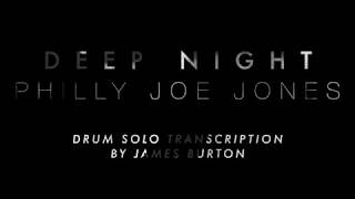 Philly Joe Jones Drum Solo Transcription  Deep Night Sonny Clark [upl. by Gypsy]