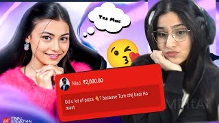 chiku gaming super chat prank 😅😂carryminati new videos lord Puneet proposed beauty streamers [upl. by Florenza473]