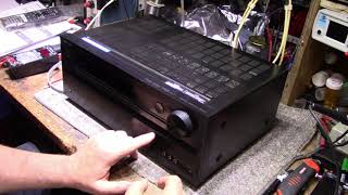 Onkyo TXNR509 AV Receiver repair attempt Part 1 Ep 172 [upl. by Sugar]