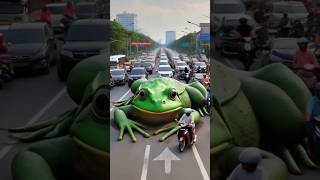 Con Ếch Khổng Lồ 😱 giant frog shortvideo kechuyenshorts giant frog conech [upl. by Anaujat]