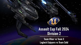 UT2004 Fall 2024 Assault Cup  Div 2  Team N1cer vs Team X Leglock Enjoyers vs Team Cold [upl. by Hurd]